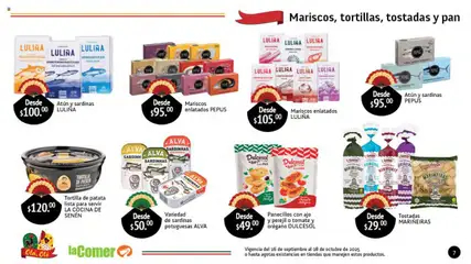 Vista previa de La Comer folleto Olá, Olé, nuevo folleto de la tienda, válido en México a partir del 26.09.2025 | Página: 7 | Productos: Sal, Ajo, Pan, Cocina