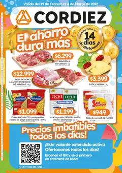 Vista previa Cordiez ofertas válido desde el 19.02.2026