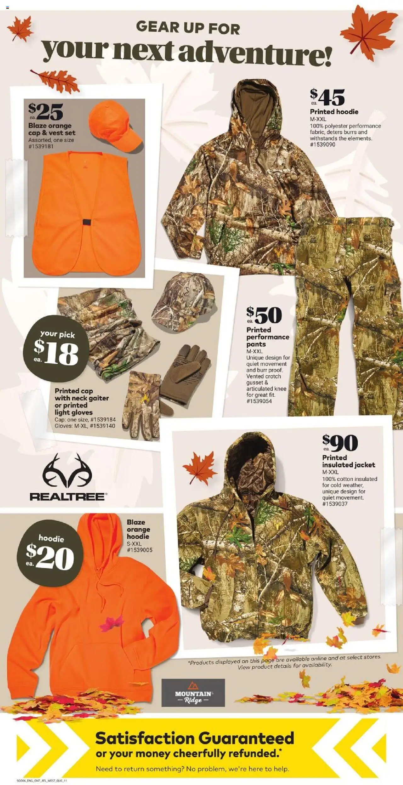 Giant Tiger flyer valid from 10.09.2025 | Page: 13 | Products: Gloves, Hoodie, Vest, Pants