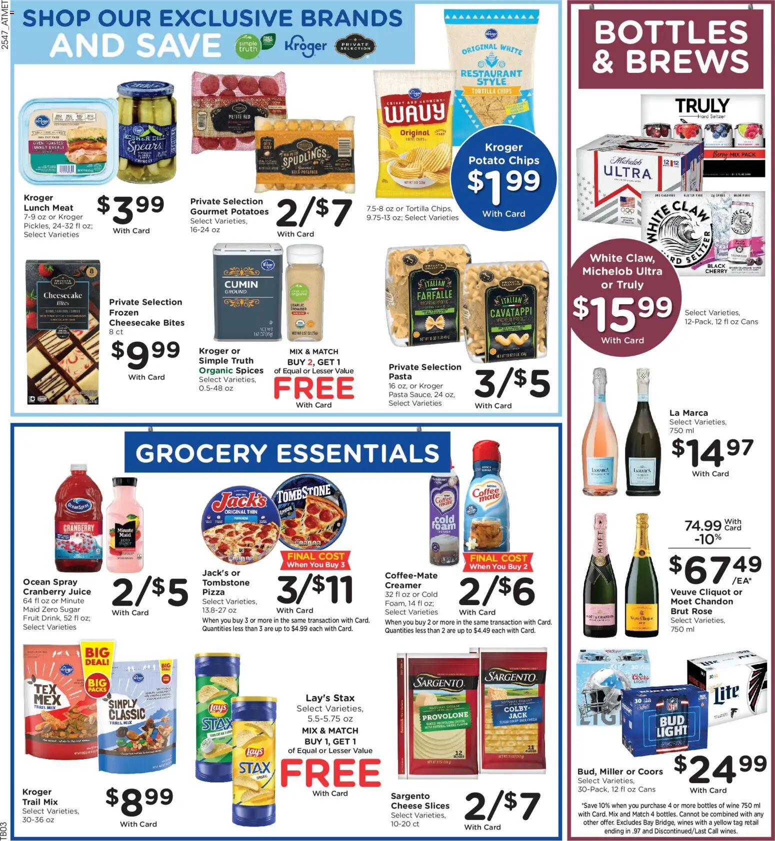 Kroger Weekly Ad - valid from 26.12.2025 | Page: 7 | Products: Cheese, Wine, Pasta, Spices