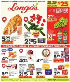 Preview of Longo's weekly flyer / circulaire from shop Longo's valid from 10.07.2025