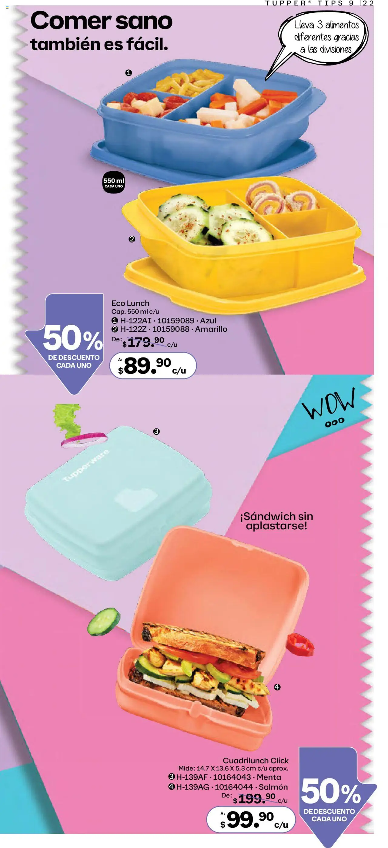 Nuevas ofertas de Tupperware válidas en toda la República Mexicana desde el 11.08.2025. ¡Encuentra las mejores ofertas en Tupperware catálogo! | Página: 22