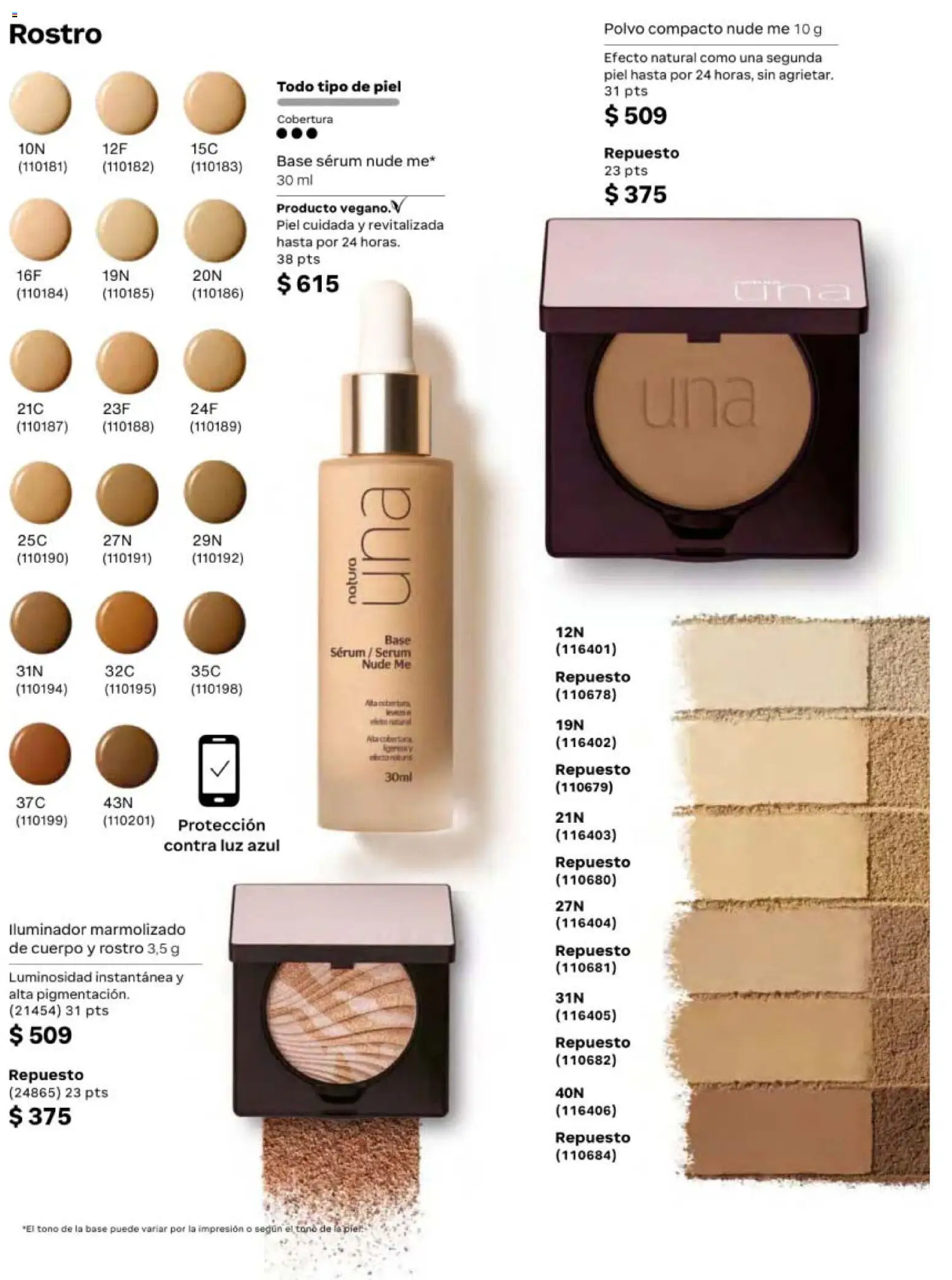 Nuevas ofertas de Natura válidas en toda la República Mexicana desde el 13.03.2026. ¡Encuentra las mejores ofertas en Natura campaña 5 2026! | Página: 60 | Productos: Iluminador, Serum, Polvo compacto, Polvo