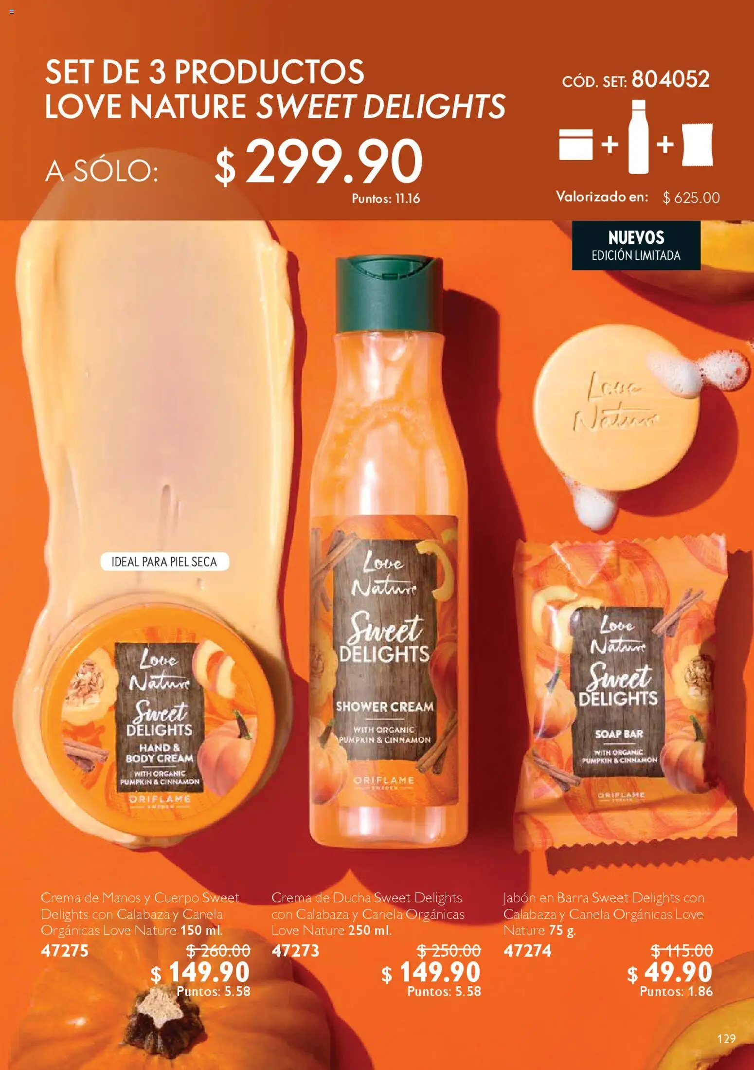 Nuevas ofertas de Oriflame válidas en toda la República Mexicana desde el 25.10.2025. ¡Encuentra las mejores ofertas en Oriflame Buen Fin! | Página: 129 | Productos: Crema, Barra, Crema de manos, Jabón