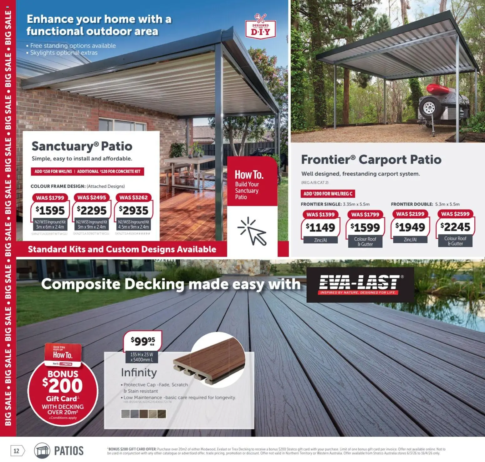 Stratco catalogue - valid from 06.03.2026 | Page: 12 | Products: Kits, Decking, Cap