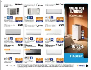 Vista previa Cetrogar catálogo válido desde el 02.01.2026 | Página: 3 | Productos: Aire acondicionado, Acondicionador, Control remoto
