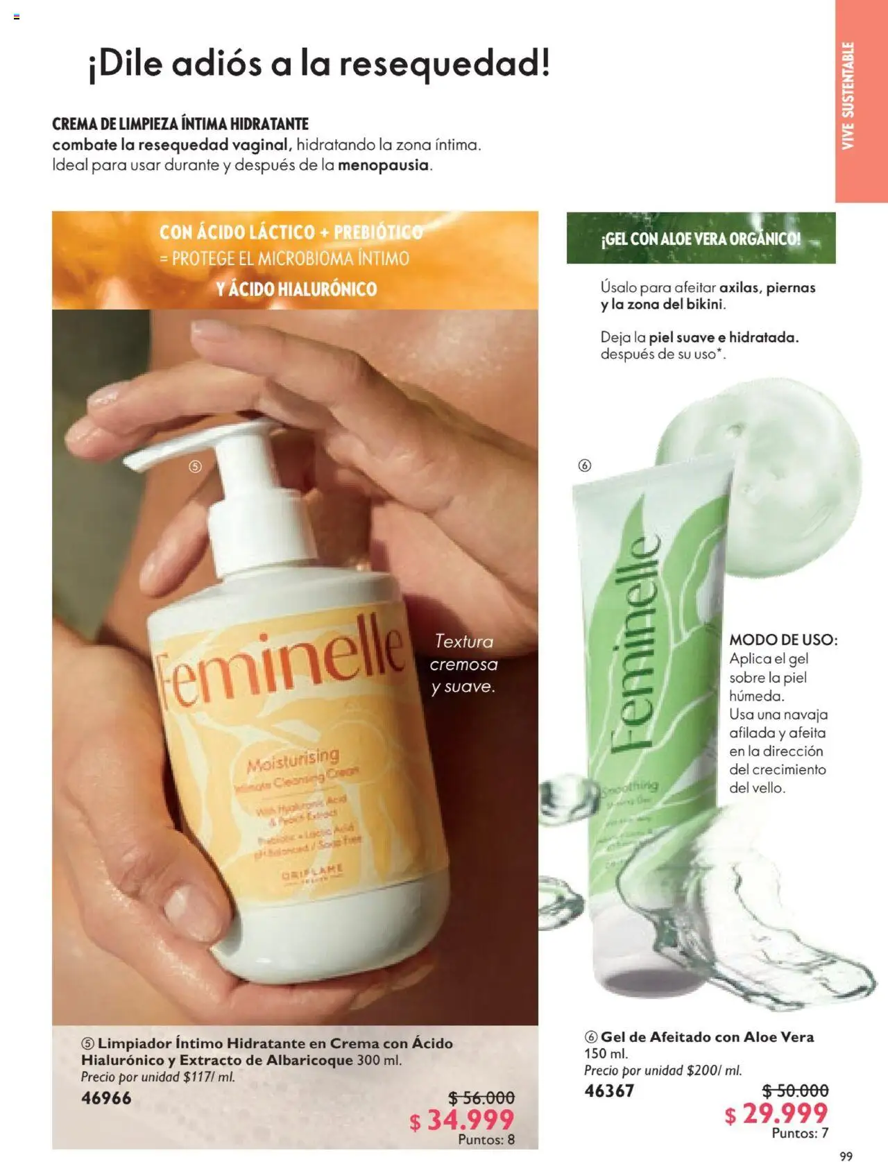 Oriflame revista - valida desde el 12.07.2025 | Página: 99 | Productos: Crema, Sobre, Limpiador, Crema de limpieza