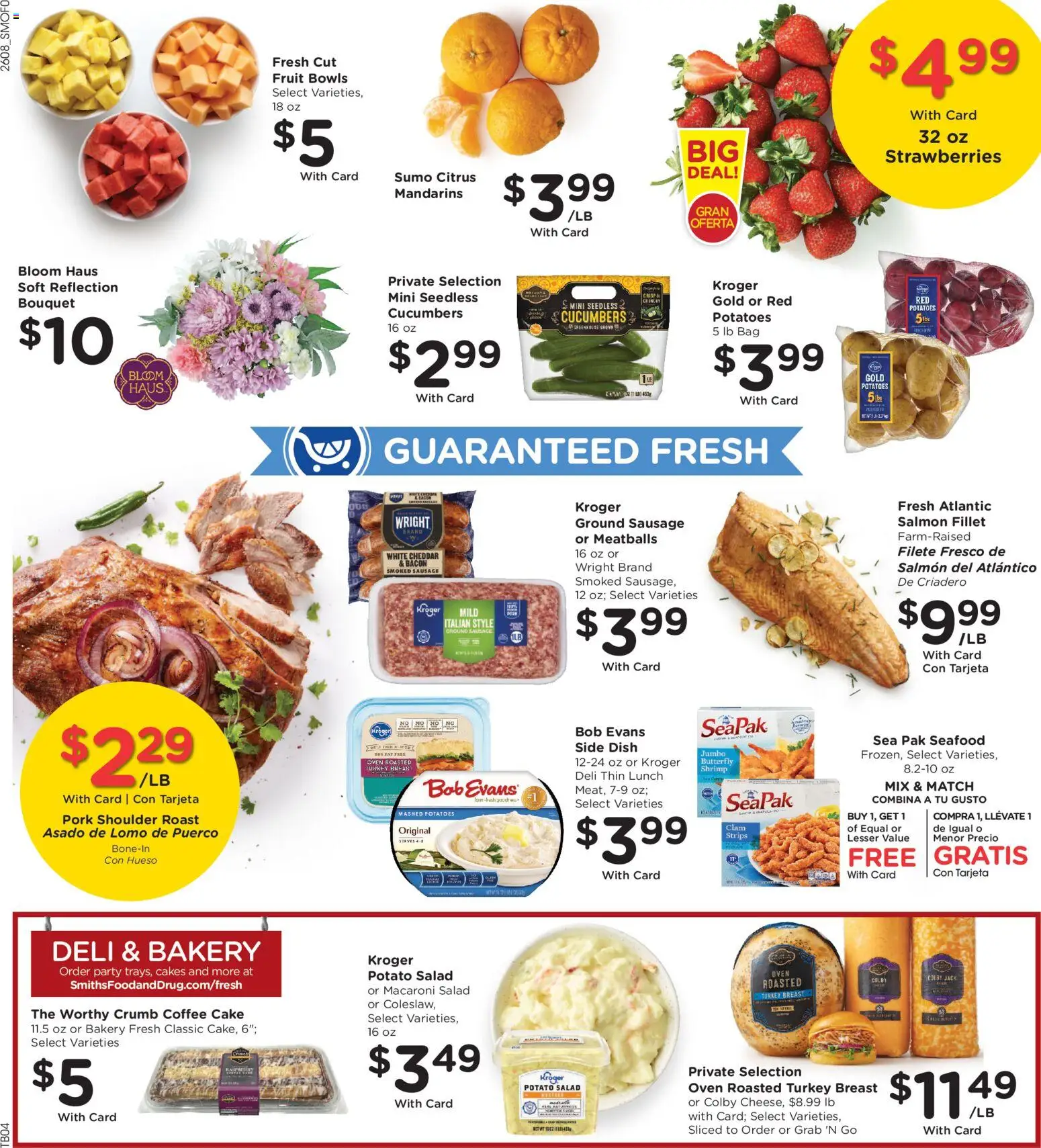 Smith's Weekly Ad - valid from 25.03.2026 | Page: 11 | Products: Bakery, Strawberries, Seafood, Bag