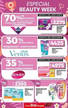 Vista previa Dia - Especial beauty week válido desde el 04.03.2026 | Página: 2 | Productos: Tampones, Papa, Protectores diarios
