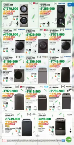 Jumbo - Catálogo Aniversario -  Vista previa de la revista de la tienda Jumbo valido desde el 25.09.2025 | Página: 39 | Productos: Estufa, Lavadora, Secadora, Sobre