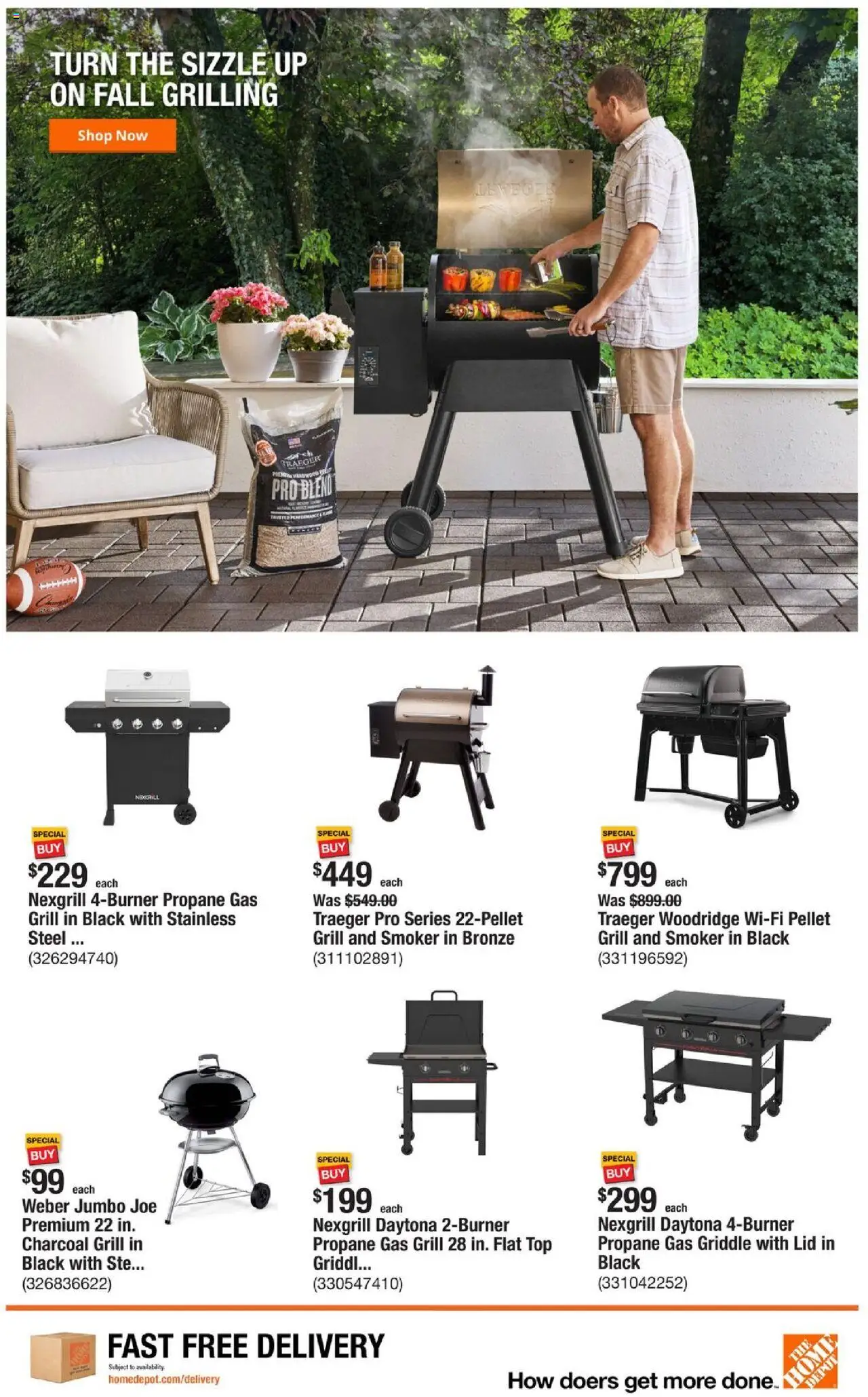 Home Depot Weekly Ad - FL - valid from 04.09.2025 | Page: 10 | Products: Griddle, Grill