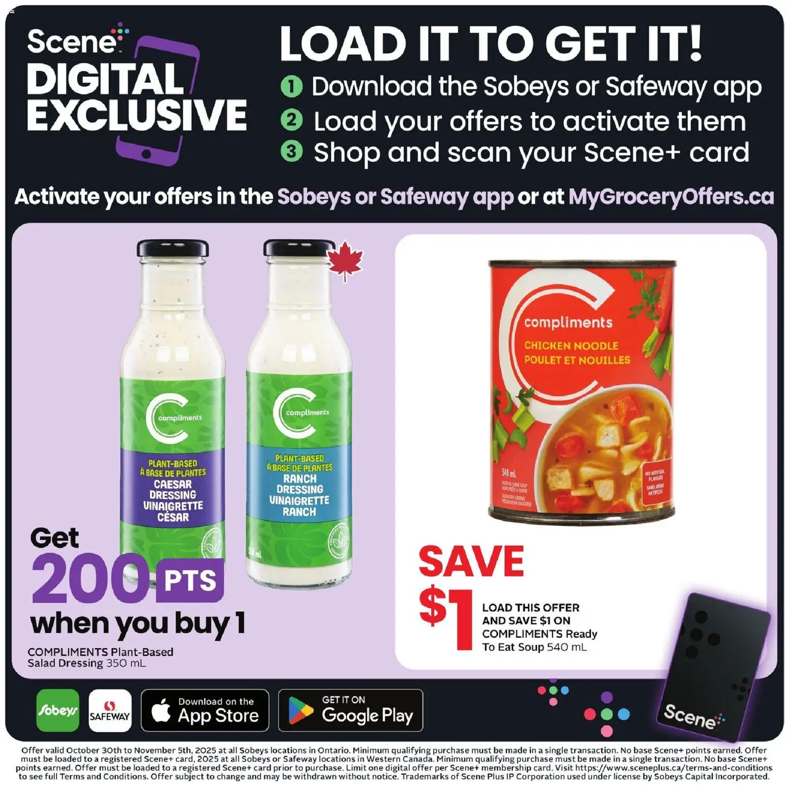 Safeway flyer valid from 30.10.2025 | Page: 13 | Products: Salad, Chicken