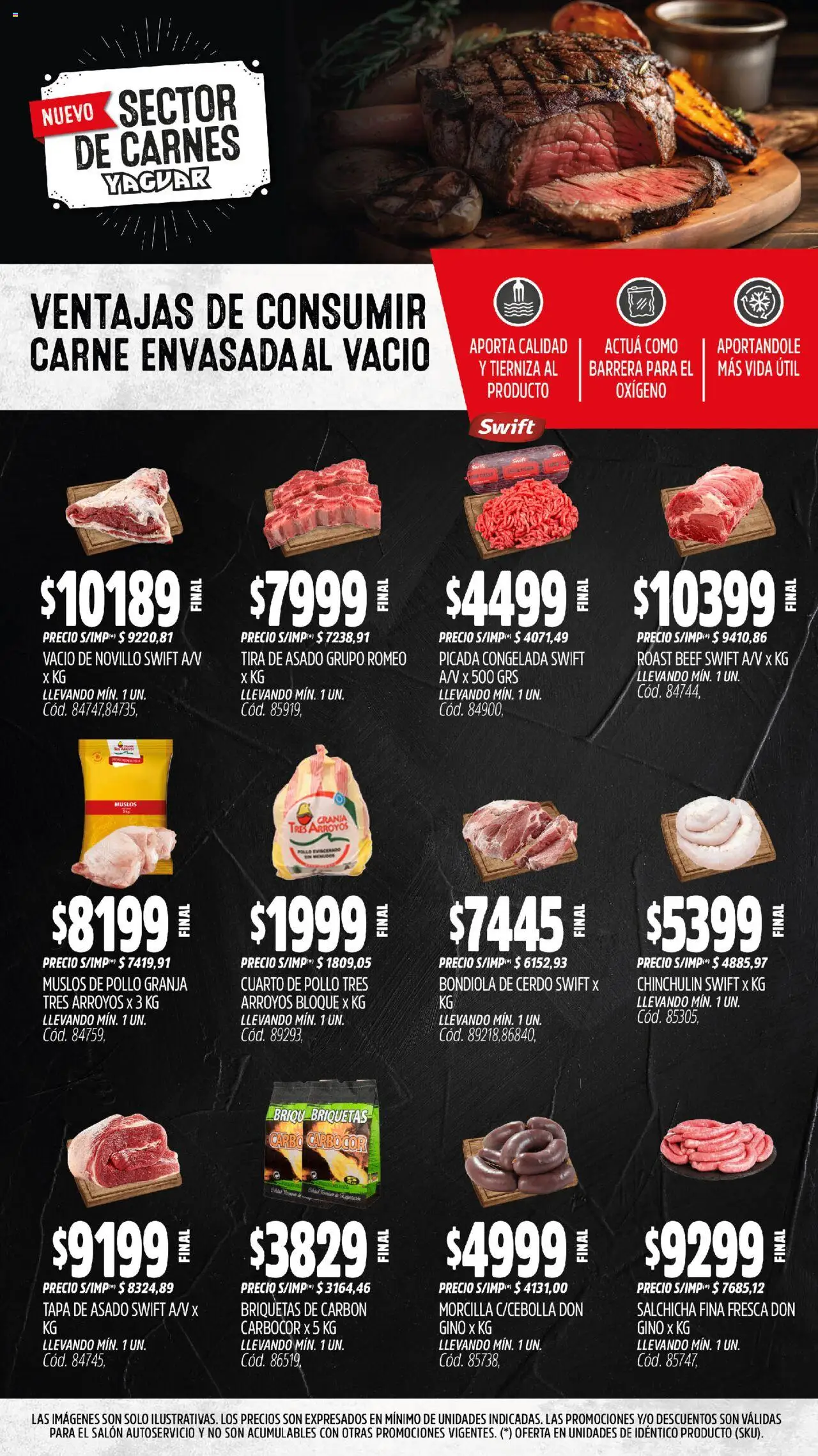 Yaguar - Córdoba │ válido desde el 20.10.2025 | Página: 5 | Productos: Pollo, Salchicha, Morcilla, Cerdo