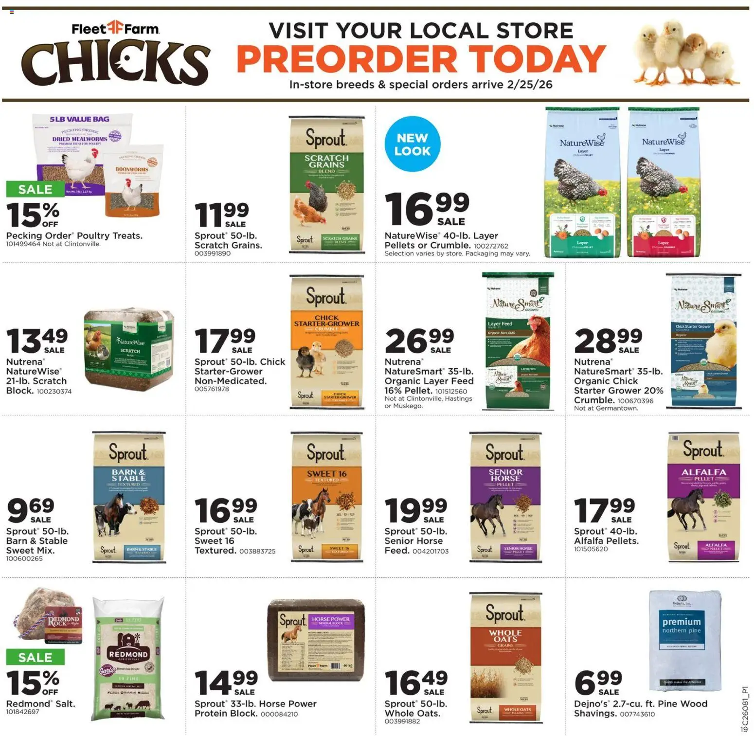 Mills Fleet Farm Weekly Ad - valid from 16.02.2026 | Page: 23 | Products: Starter, Poultry, Bag