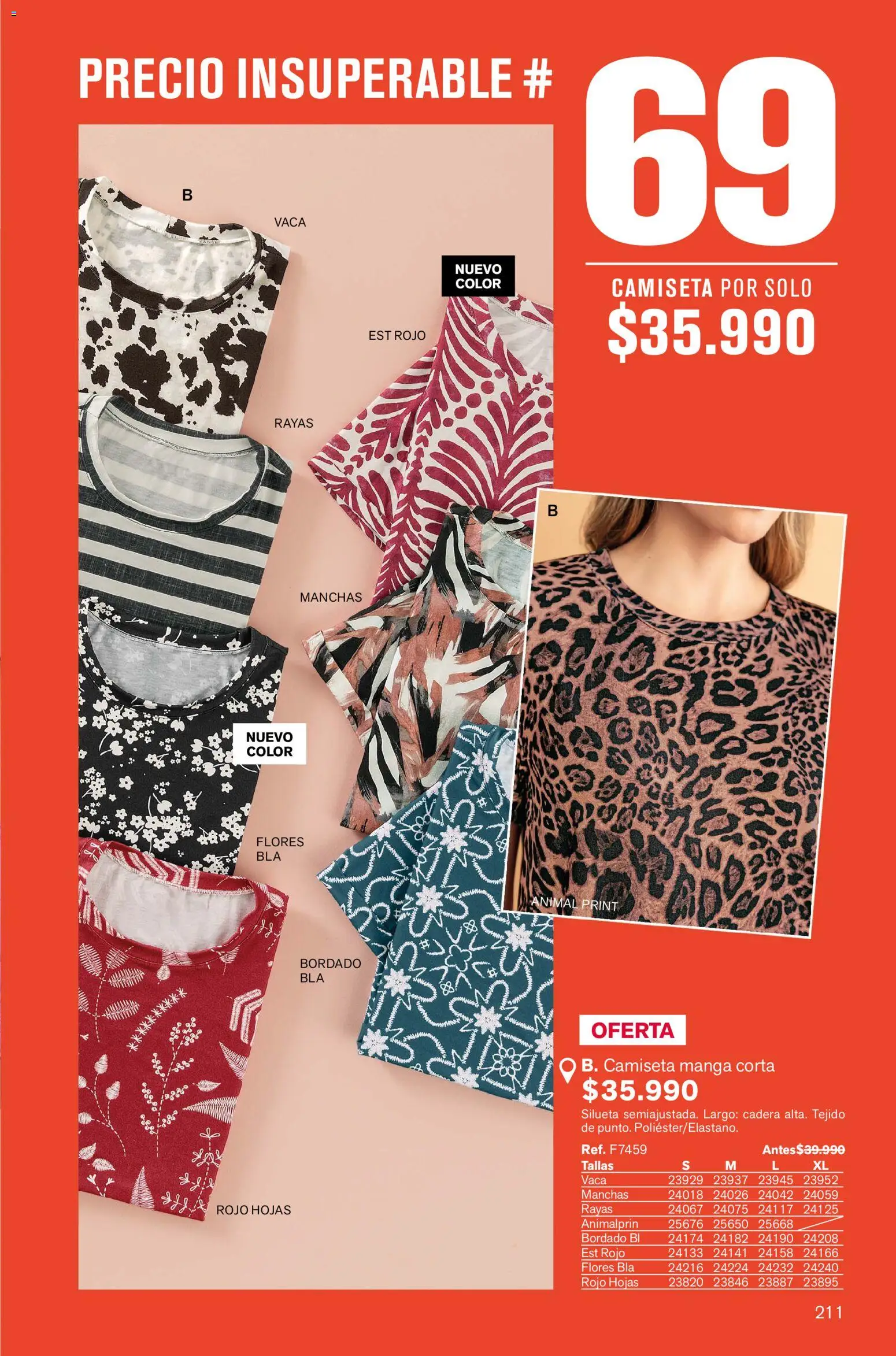 Leonisa revista - valida desde el 02.01.2026 | Página: 211 | Productos: Camiseta