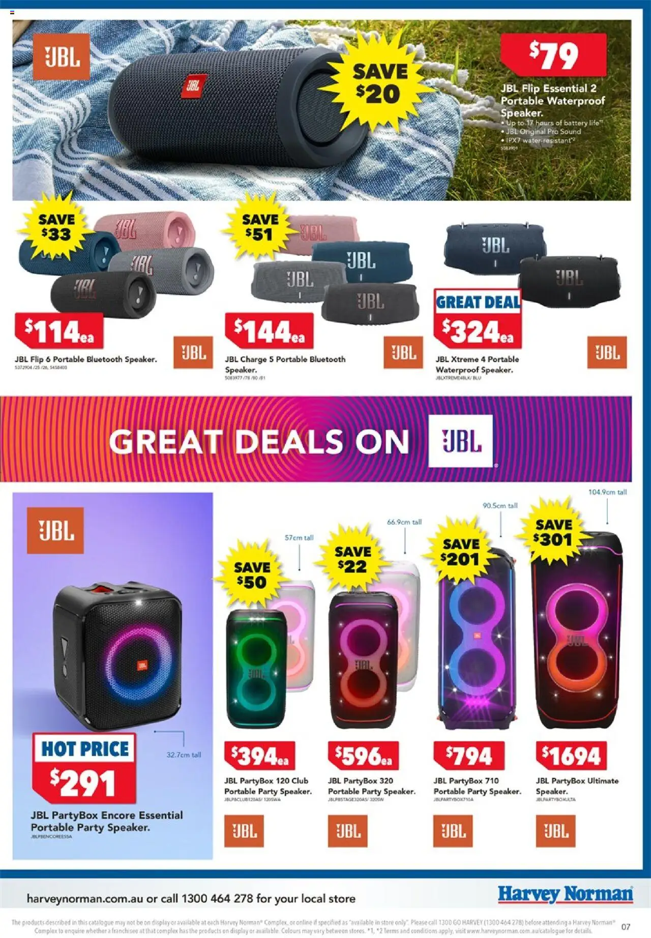 Harvey Norman catalogue - valid from 02.08.2025 | Page: 7 | Products: Battery, Portable