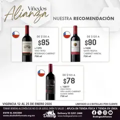 Vista previa de Bodegas Alianza catálogo Viñedos Alianza, nuevo folleto de la tienda, válido en México a partir del 12.01.2026 | Página: 4 | Productos: Vino