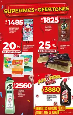 Supermercado DIA Ofertas │ válido desde el 16.07.2025 | Página: 64 | Productos: Brillo, Escoba, Limpiador, Crema