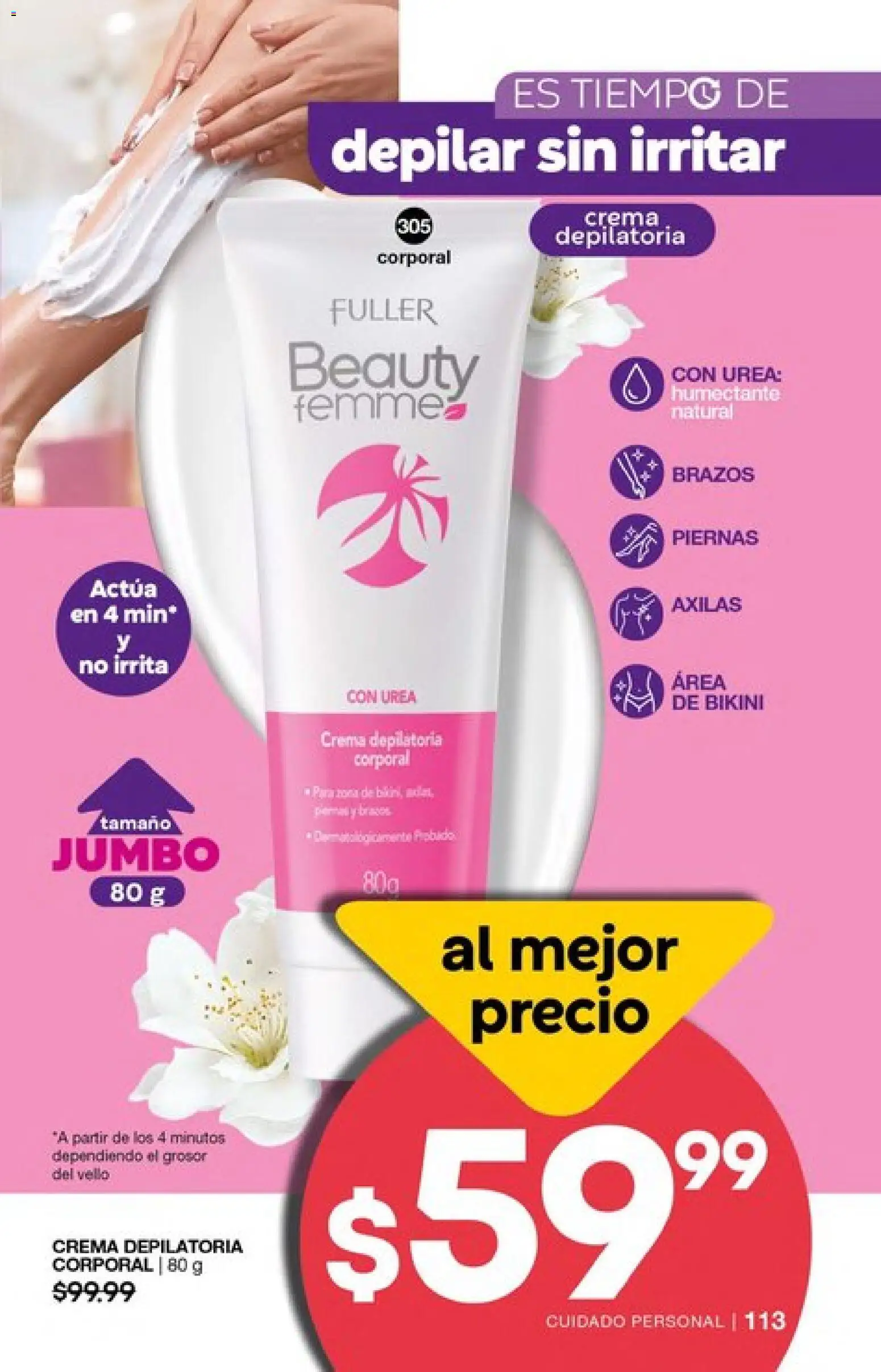Nuevas ofertas de Fuller válidas en toda la República Mexicana desde el 04.03.2026. ¡Encuentra las mejores ofertas en Fuller campaña 24 2026! | Página: 113 | Productos: Crema, Bikini