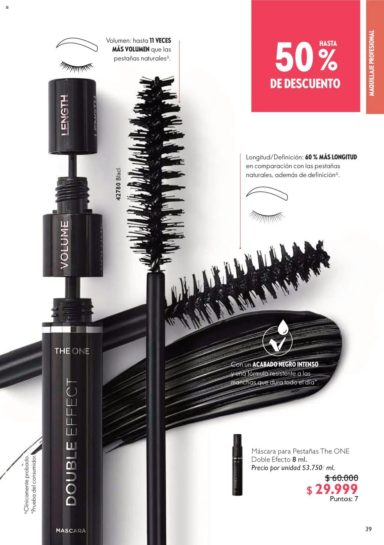 Oriflame revista - valida desde el 04.10.2025 | Página: 39 | Productos: Maquillaje, Máscara