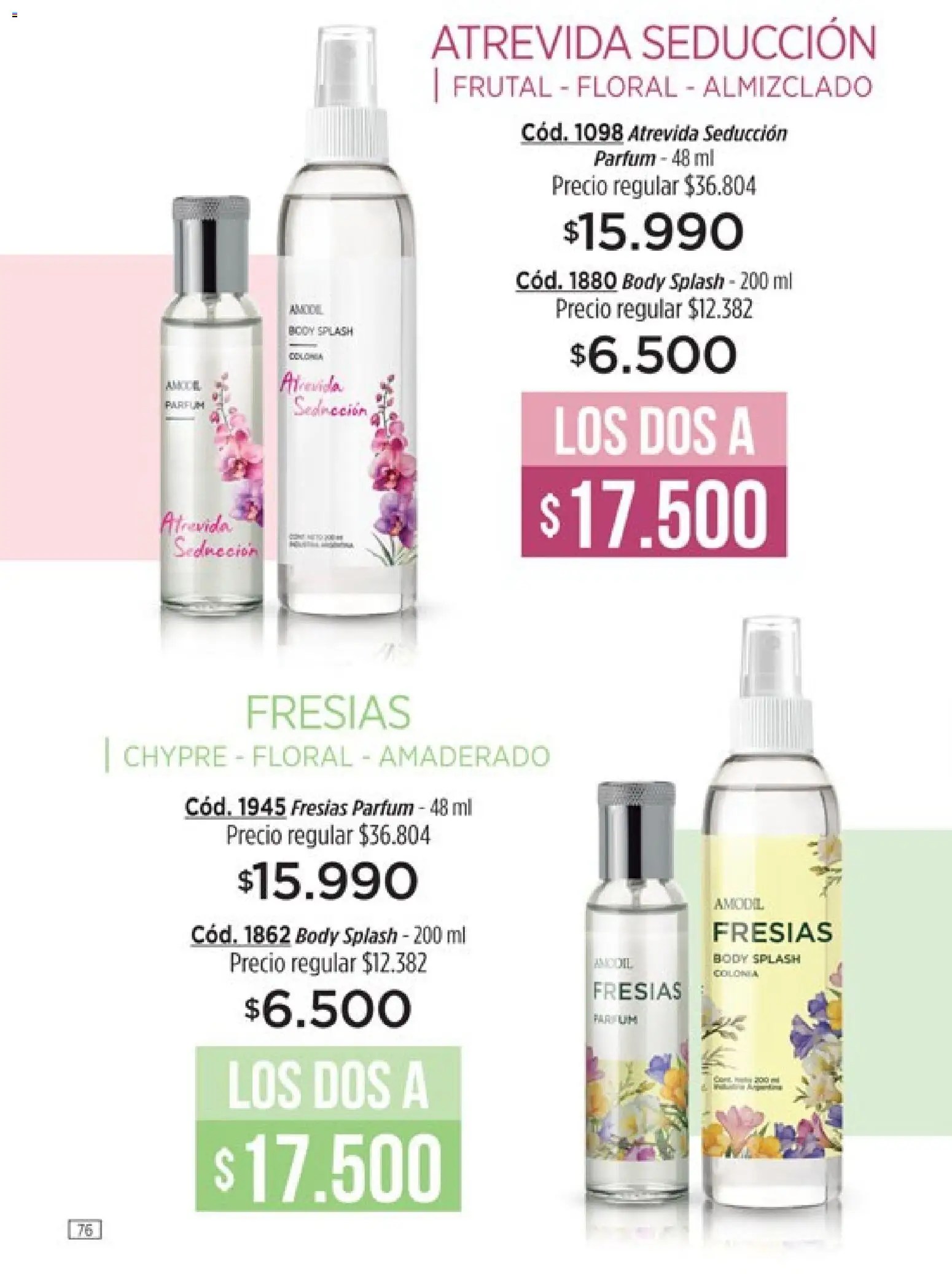 Amodil - Campaña 18/2025 │ válido desde el 30.11.2025 | Página: 76 | Productos: Body