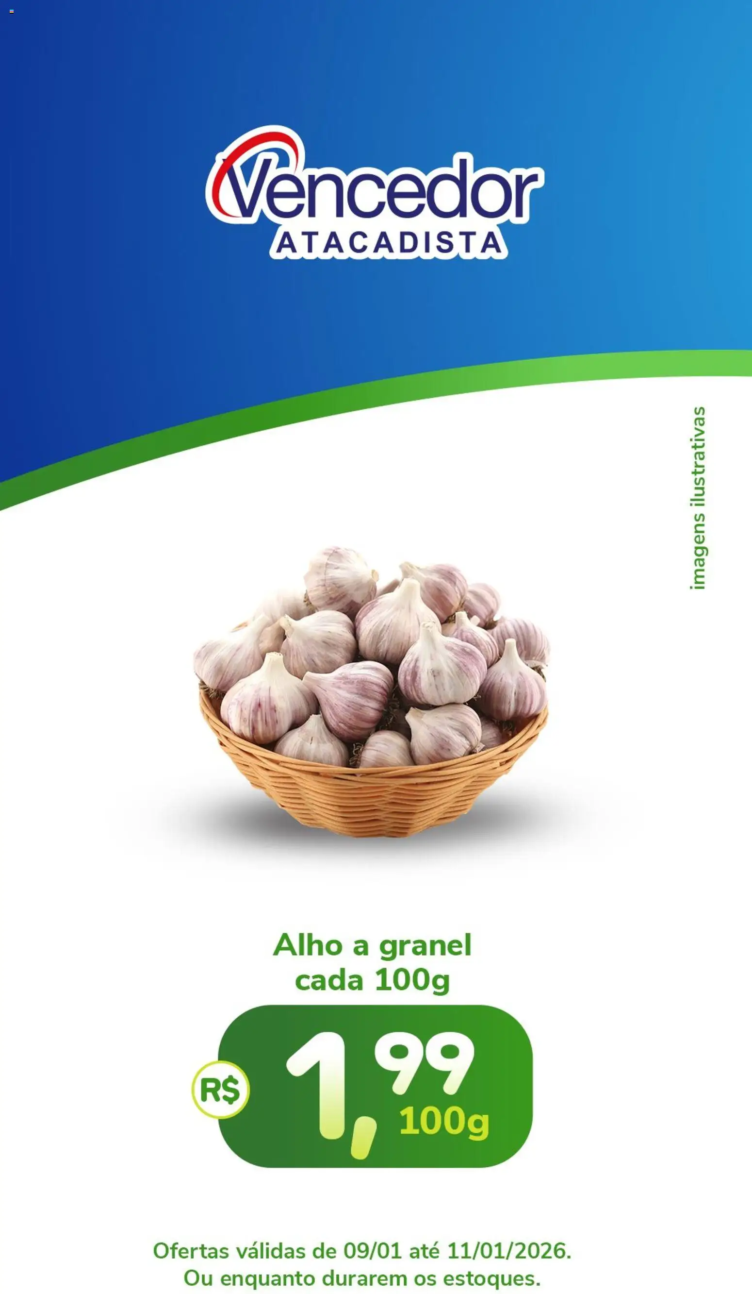 Vencedor Atacadista Folheto - válido de 09.01.2026 | Página: 5 | Produtos: Alho