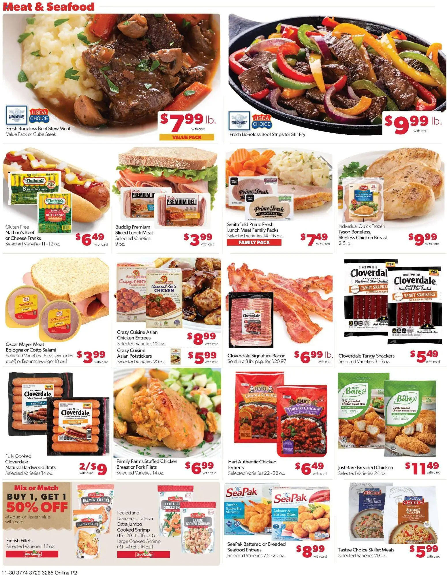 Family Fare Weekly Ad - IA - valid from 30.11.2025 | Page: 8 | Products: Skillet, Salami, Pork, Chips