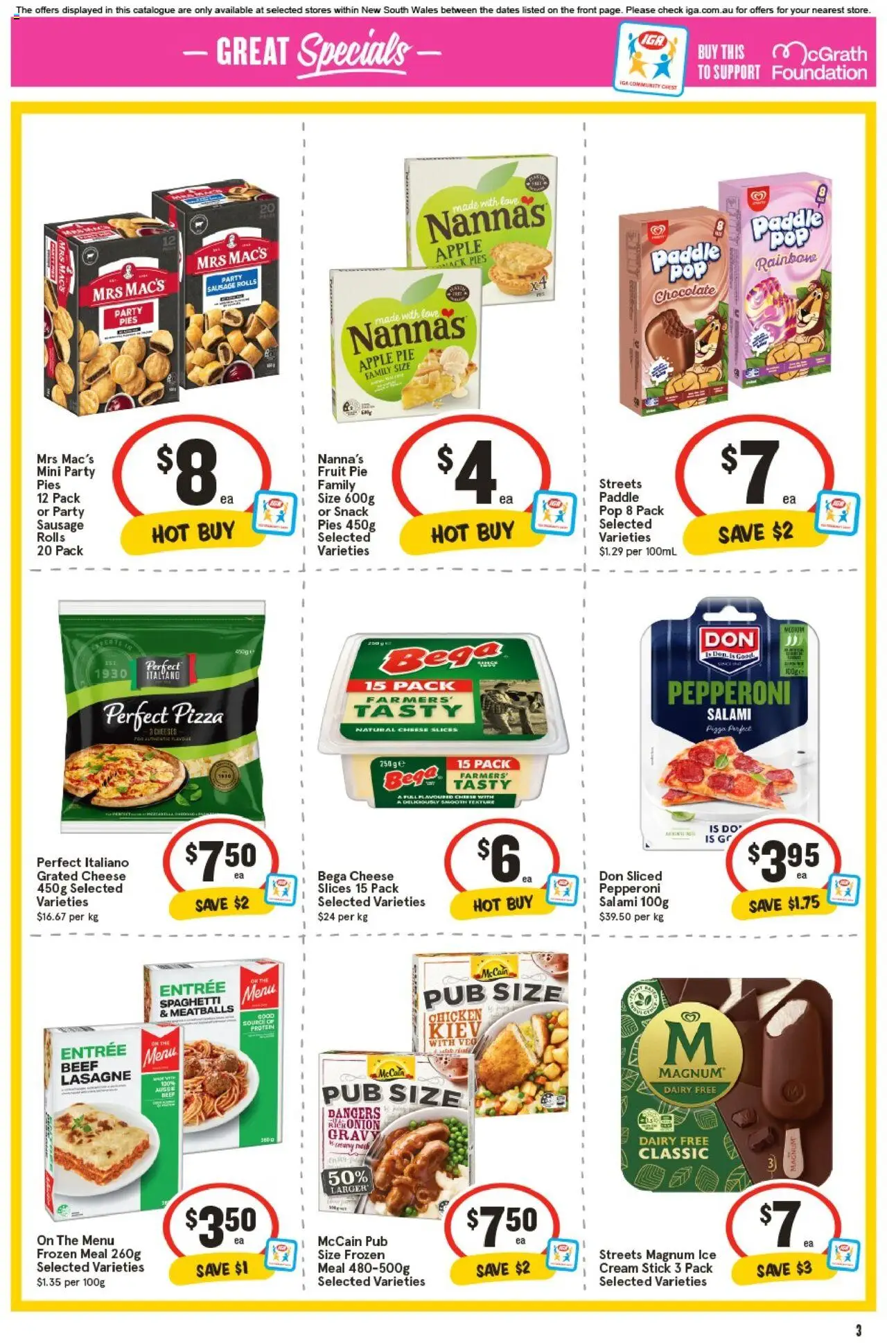 IGA catalogue - valid from 24.09.2025 | Page: 6 | Products: Cheese, Chocolate, Cream, Sausage