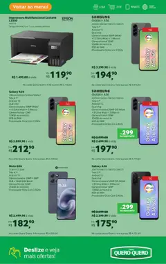 Lojas Quero-Quero Folheto - válido de 15.07.2025 | Página: 44 | Produtos: Tela, Tanque, Impressora, Câmera