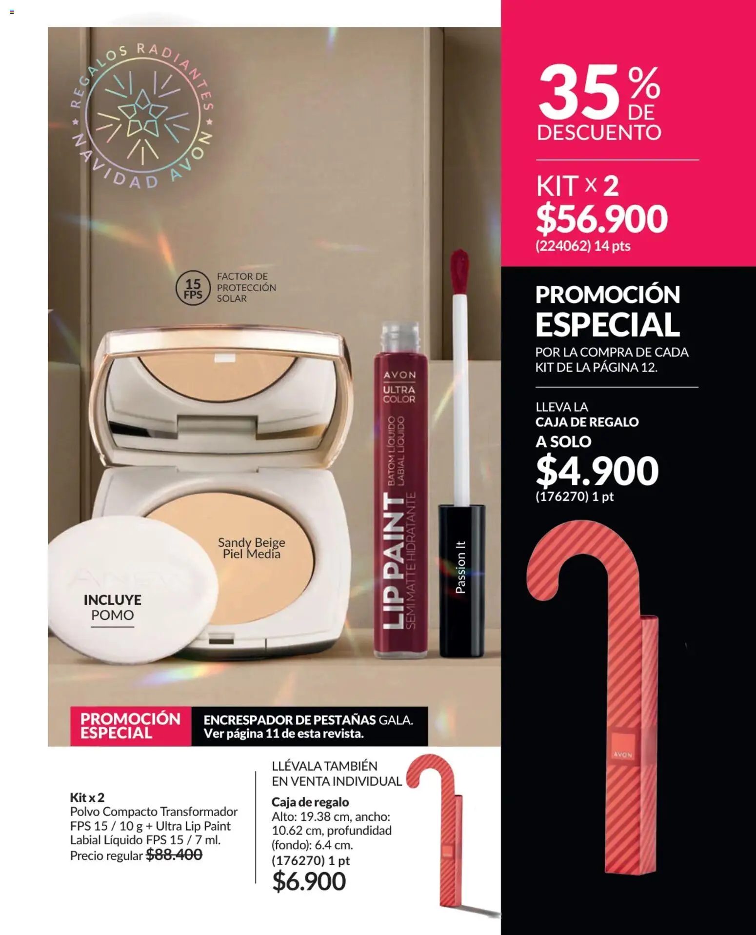 Avon revista - valida desde el 17.11.2025 | Página: 12 | Productos: Polvo compacto, Individual, Caja, Polvo
