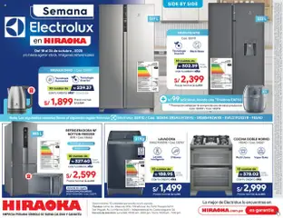 Vista previa de folleto Hiraoka - Semana Electrolux de la Hiraoka válido desde 18.10.2025