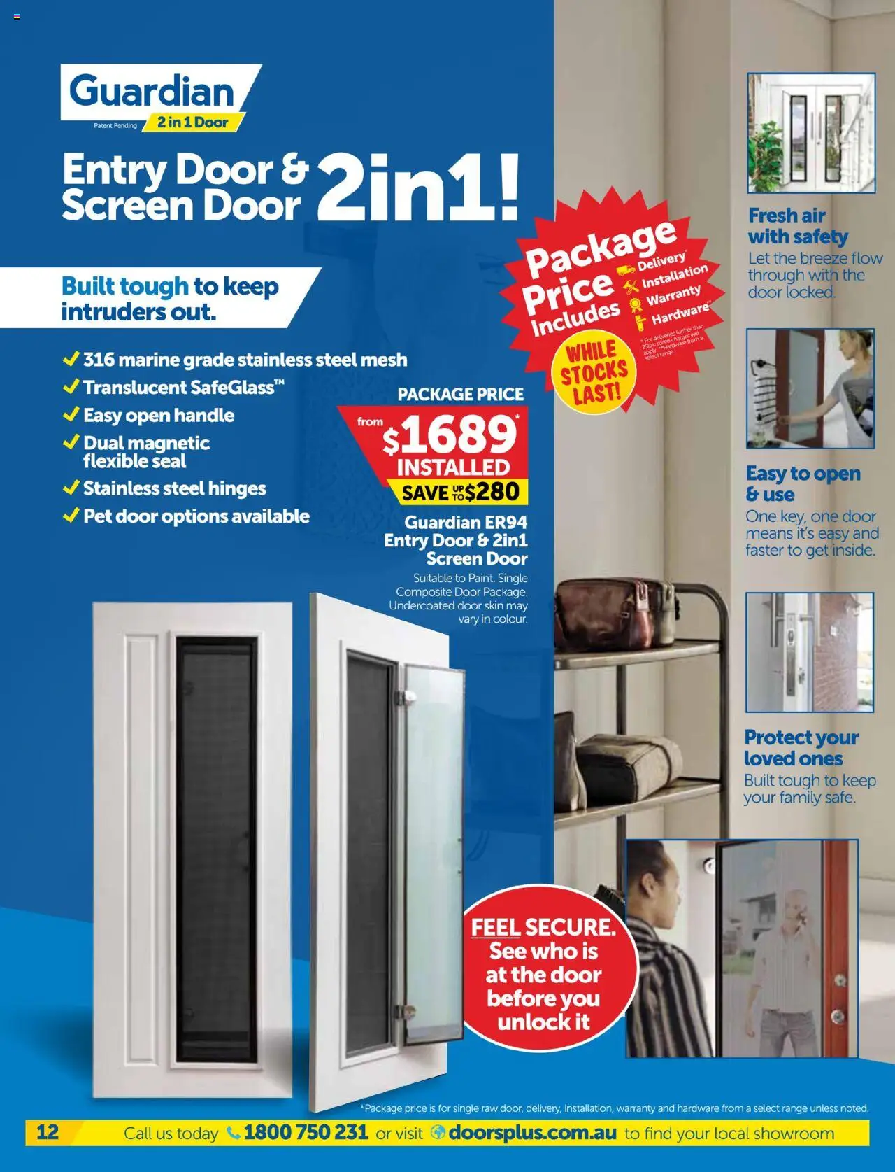 Doors Plus catalogue - valid from 01.10.2025 | Page: 12 | Products: Door, Screen