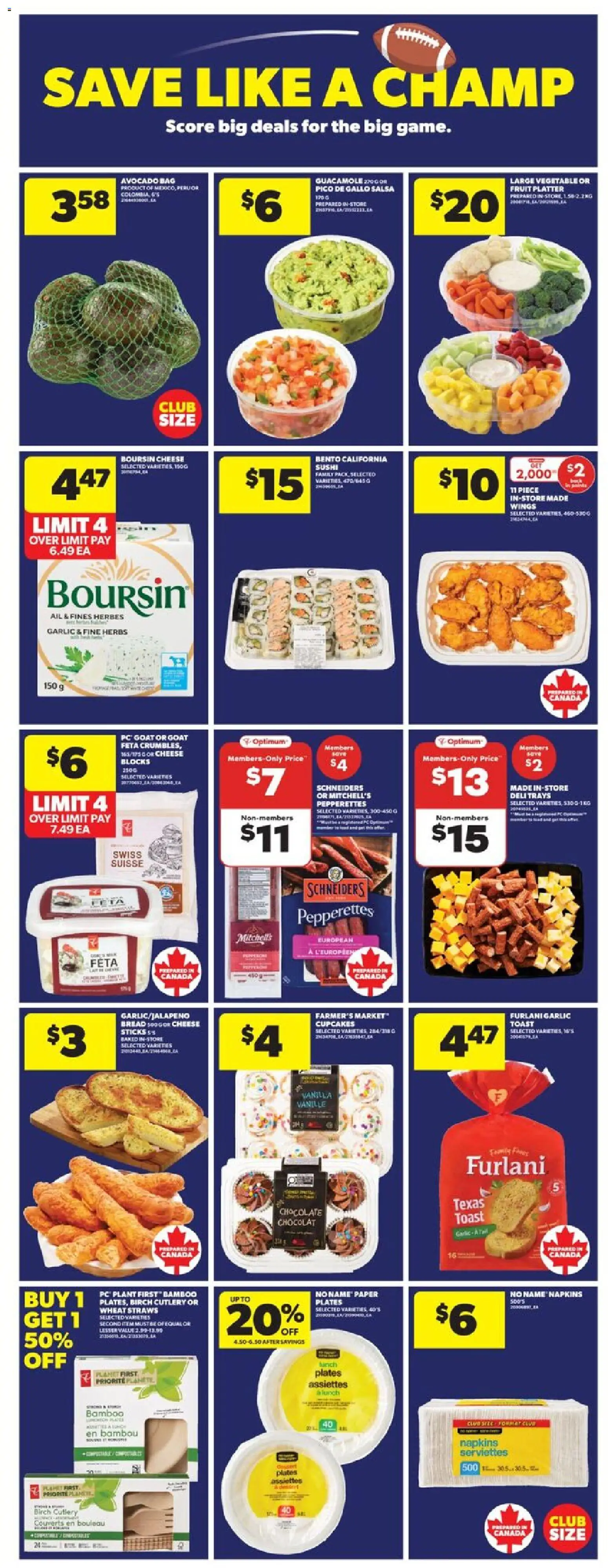 Real Canadian Superstore flyer valid from 13.11.2025 | Page: 10 | Products: PC, Bag, Cheese, Bread