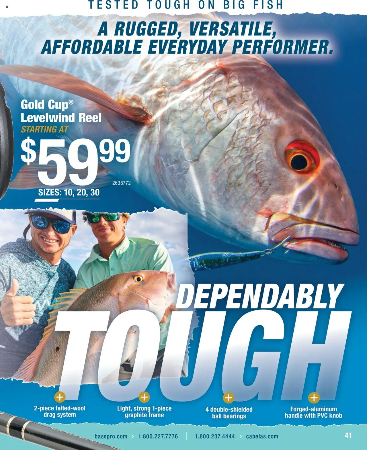 Cabela's Saltwater Specialist 25 - valid from 01.01.2025 | Page: 41 | Products: Fish, Bearings