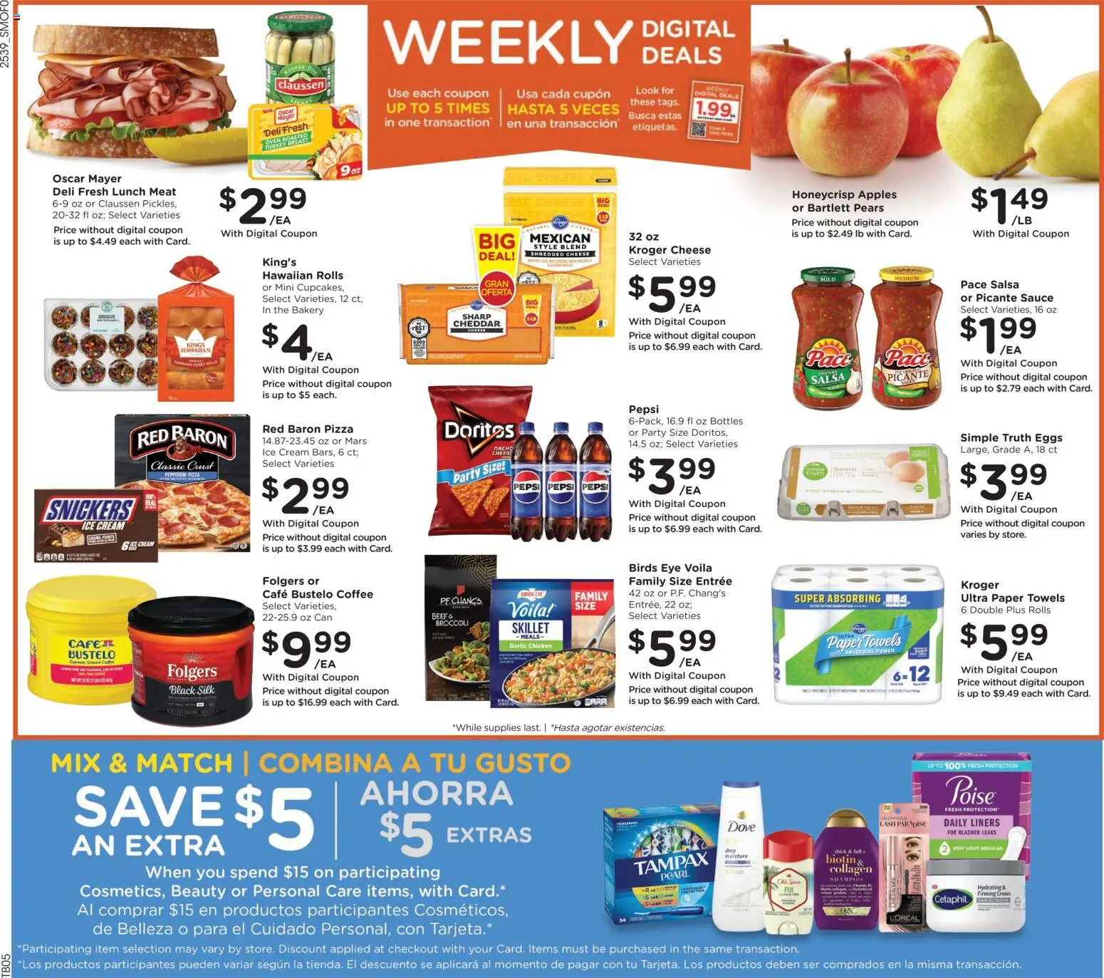 Smith's Weekly Ad - valid from 29.10.2025 | Page: 2 | Products: Bakery, Skillet, Pizza, Cream