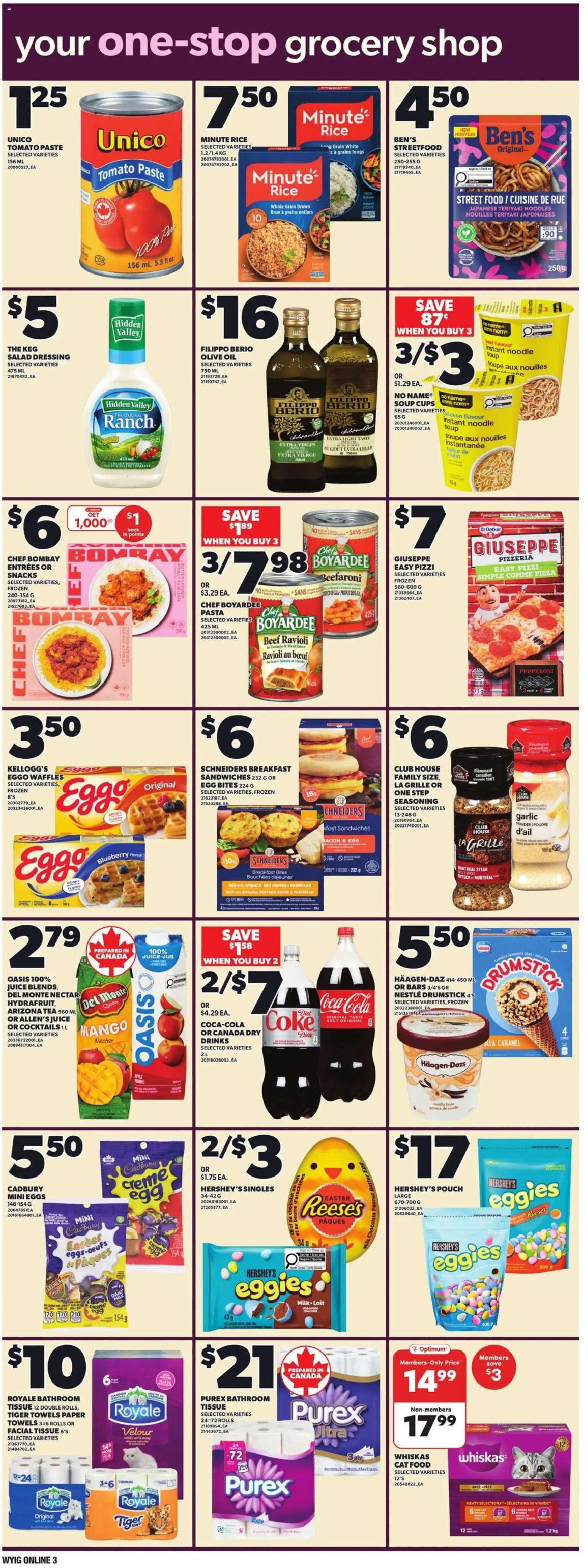 Independent Grocer flyer valid from 12.03.2026 | Page: 10 | Products: Pasta, Salad, Eggs, Pizza