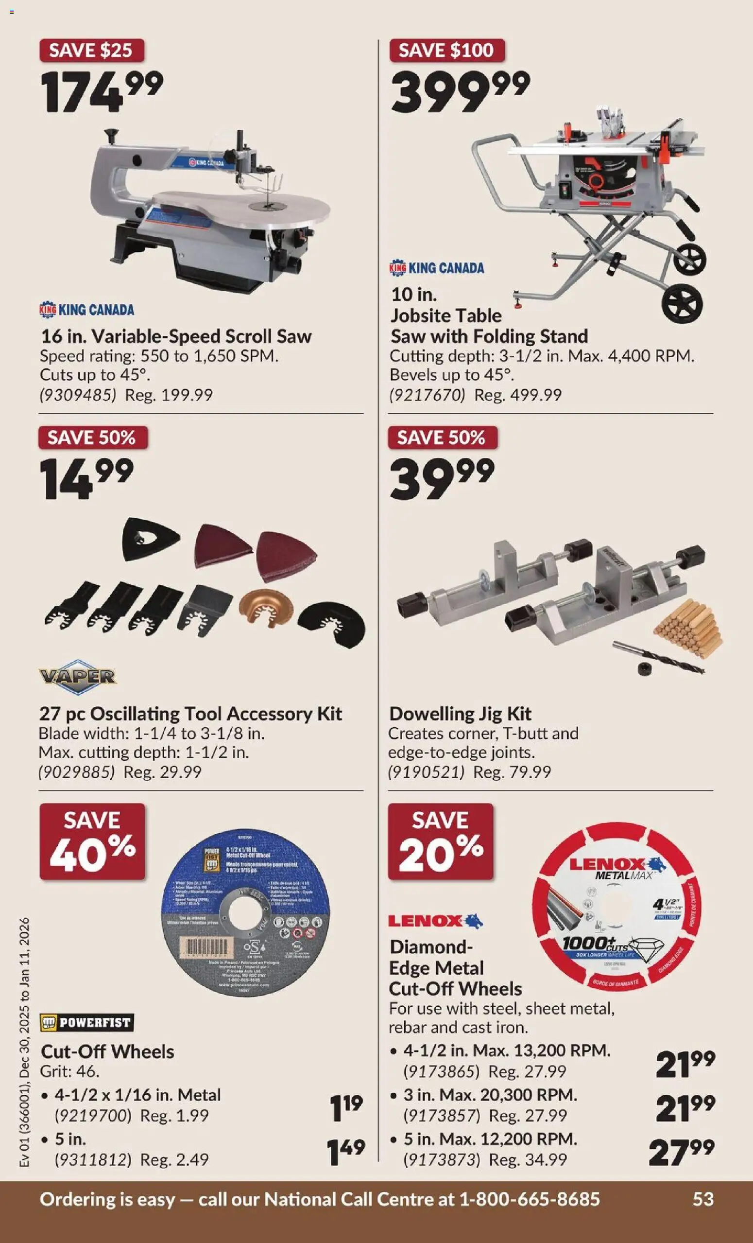 Princess Auto flyer valid from 30.12.2025 | Page: 58 | Products: PC, Table