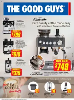 Preview of The Good Guys Coffee Catalogue - valid from 02.10.2025