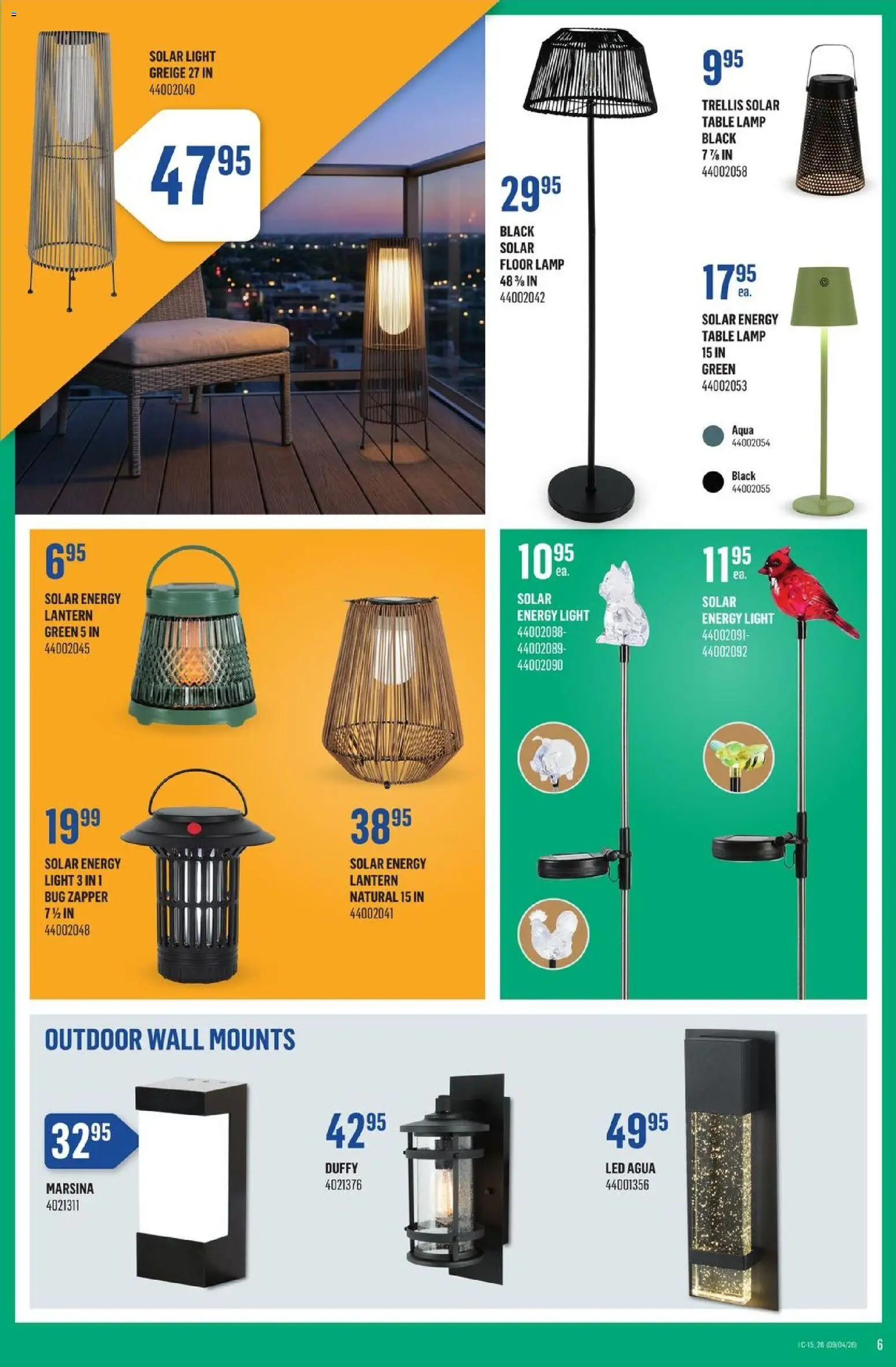 Canac flyer valid from 09.04.2026 | Page: 6 | Products: Table, Lamp