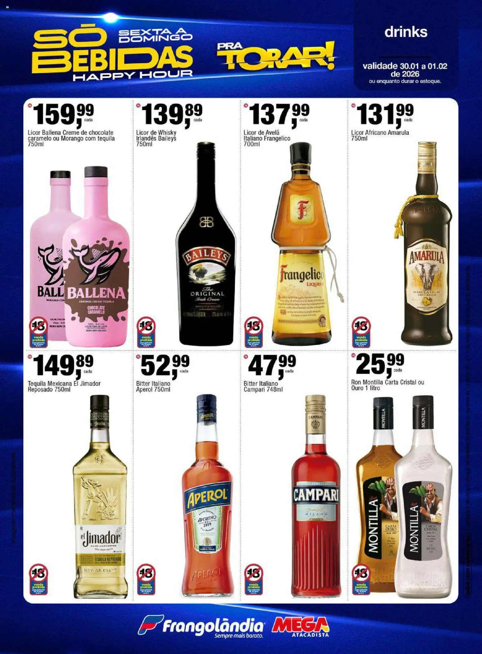 Frangolândia Folheto - válido de 30.01.2026 | Página: 5 | Produtos: Whisky, Chocolate, Creme, Avelã