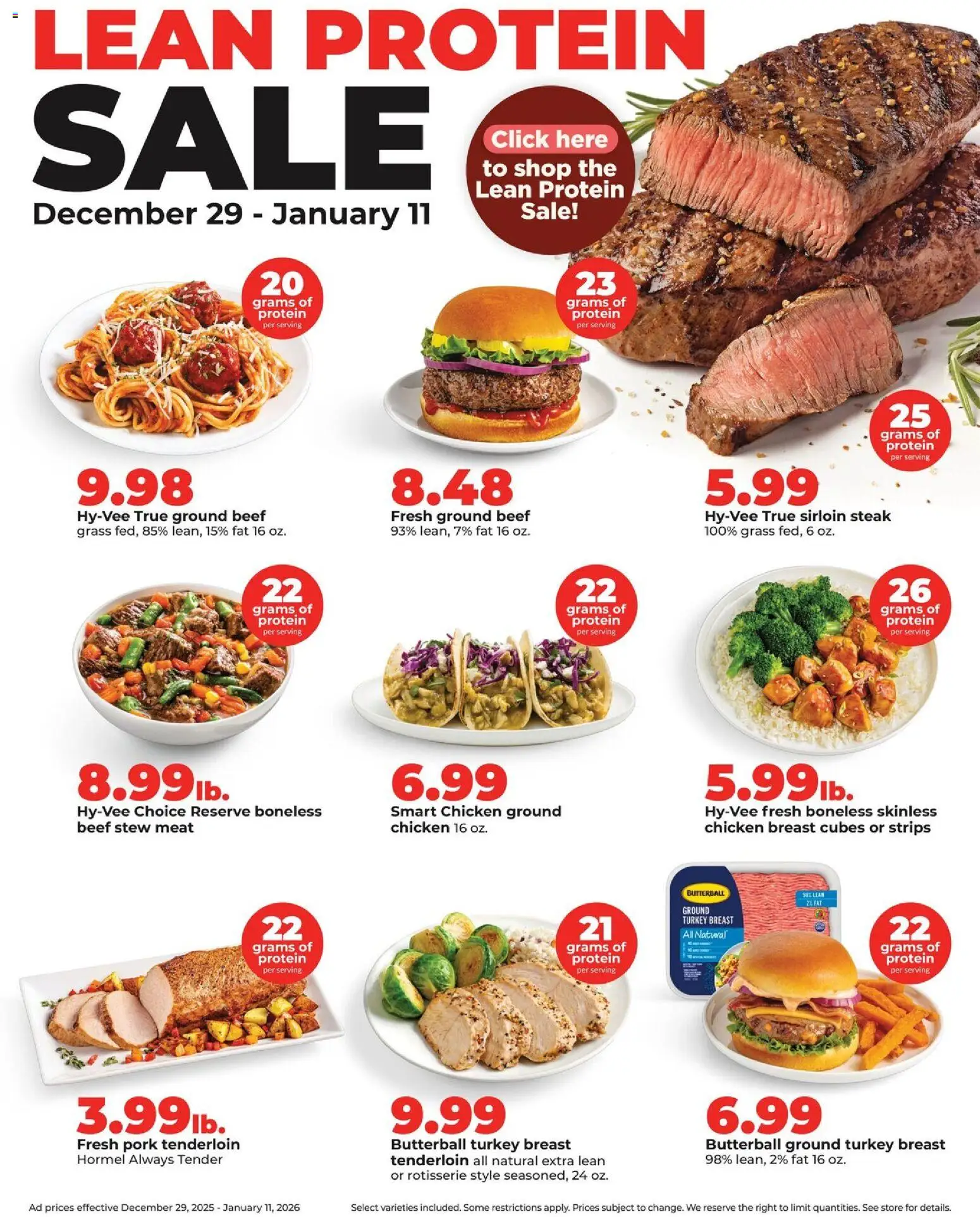 HyVee Weekly Ad - valid from 05.01.2026 | Page: 11 | Products: Pork, Beef