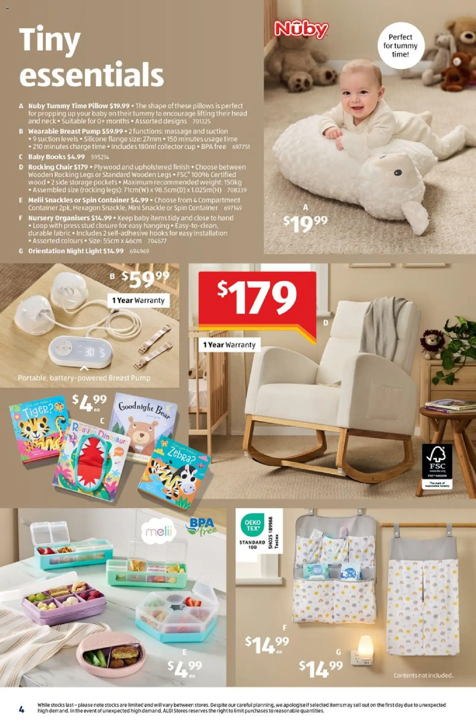 Aldi catalogue - valid from 25.02.2026 | Page: 4 | Products: Light, Weight, Breast pump, Pillow