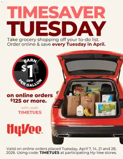 Preview of HyVee weekly ads valid from 01.04.2026