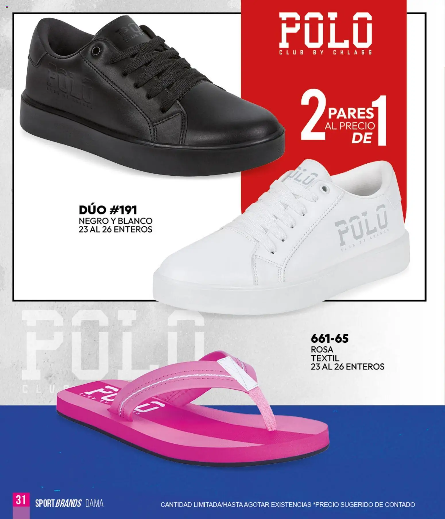 Nuevas ofertas de Cklass válidas en toda la República Mexicana desde el 05.03.2026. ¡Encuentra las mejores ofertas en Cklass catálogo Sportbrands Verano Caballero! | Página: 159