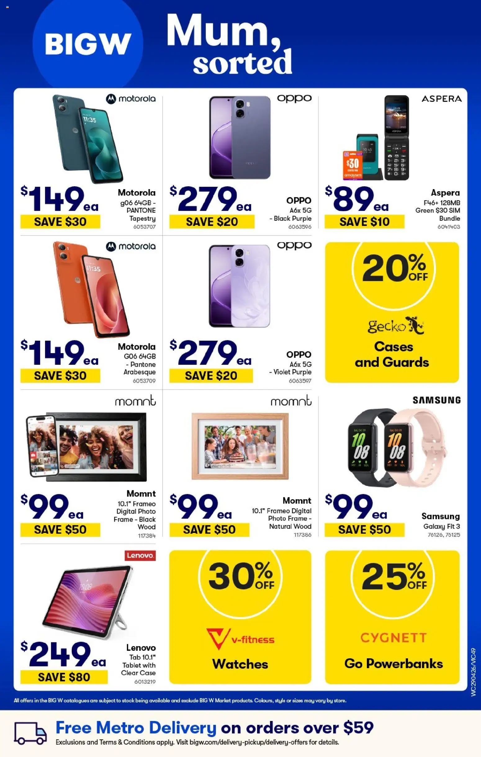 Woolworths catalogue - valid from 29.04.2026 | Page: 49 | Products: Photo frame, Digital, Tablet, Case