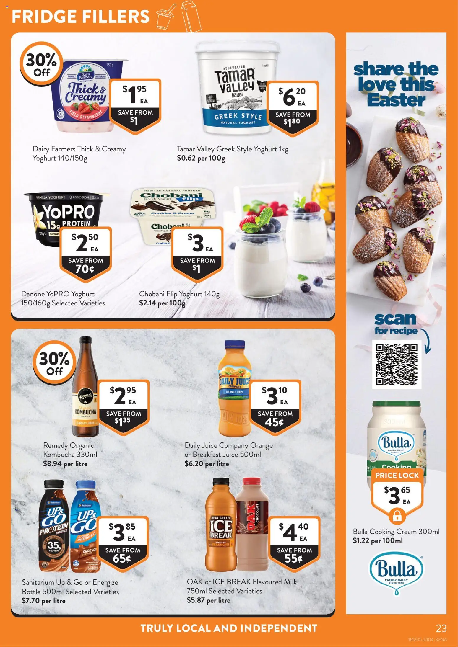 Foodworks catalogue - valid from 01.04.2026 | Page: 23 | Products: Yoghurt, Ginger, Cream, Sugar