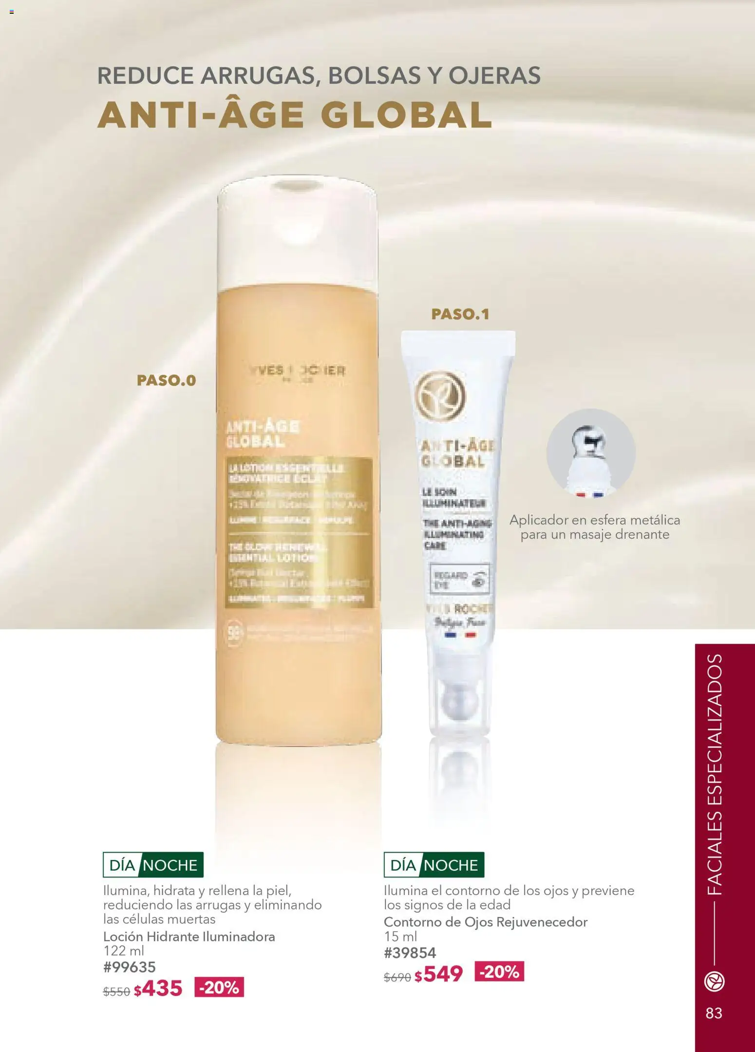 Nuevas ofertas de Yves Rocher válidas en toda la República Mexicana desde el 10.02.2026. ¡Encuentra las mejores ofertas en Yves Rocher campaña 3 2026! | Página: 81 | Productos: Contorno de ojos, Contorno, Loción