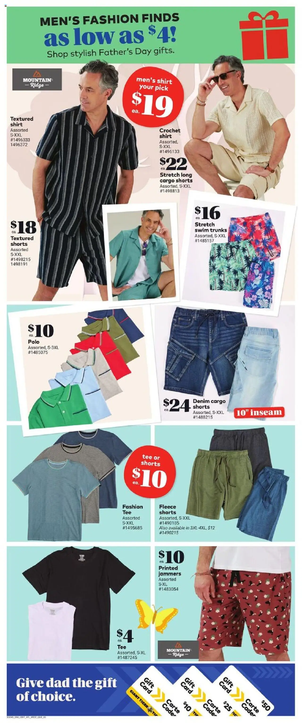 Giant Tiger flyer valid from 11.06.2025 | Page: 7 | Products: Ridge, Shirt, Shorts