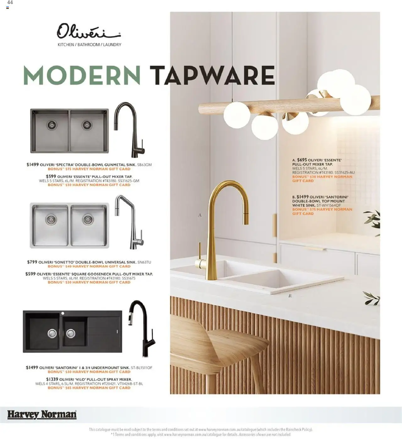 Harvey Norman catalogue - valid from 10.10.2025 | Page: 44 | Products: Accessories, Laundry, Mixer, Bathroom