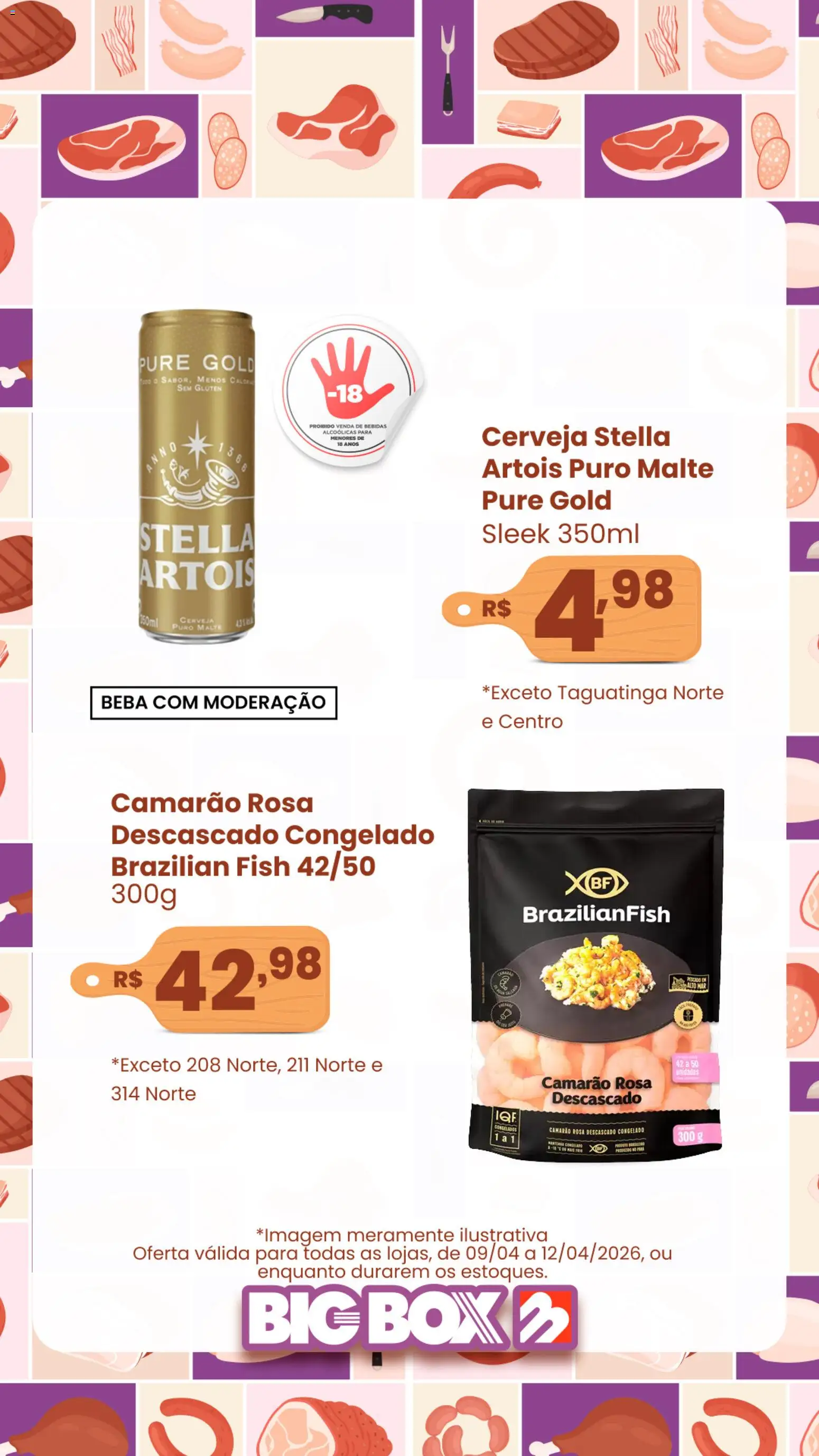 Big Box Folheto - válido de 09.04.2026 | Página: 5 | Produtos: Camarão, Cerveja
